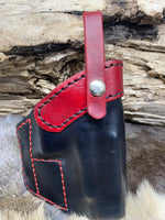 Avenger Style Leather Holster with a Strap for Glock 48 - Hoffmann Leather Works