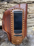 IWB Springfield Armory Hellcat Handmade Leather Holster - Hoffmann Leather Works