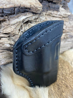 Springfield Armory Hellcat Handmade Leather Holster Taco Style - Hoffmann Leather Works