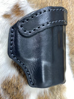 Springfield Armory Hellcat Handmade Leather Holster Taco Style - Hoffmann Leather Works