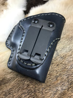 IWB Leather Holster with Monoblock Clip for Sig Sauer P365 X-Macro