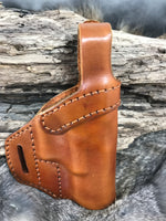 Avenger style leather holster fits Sig Sauer P365 X-Macro Thumb Break