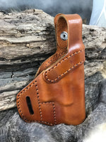 Avenger style leather holster fits Sig Sauer P365 X-Macro Thumb Break