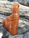 Avenger style leather holster fits Sig Sauer P365 X-Macro Thumb Break