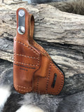 Avenger style leather holster fits Sig Sauer P365 X-Macro Thumb Break