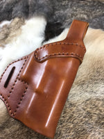 Avenger style leather holster fits Sig Sauer P365 X-Macro Thumb Break