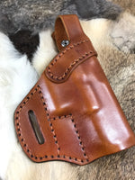 Avenger style leather holster fits Sig Sauer P365 X-Macro Thumb Break