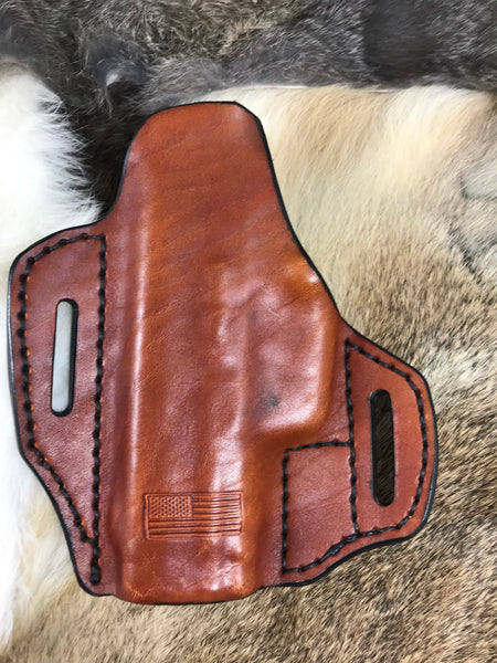 thumbnail image 2 of OWB Leather Pancake Holster For Sig P365-380 – Made In USA, Sweat Shield 2 of 4