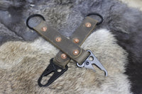 Handmade Leather Key Chain, EDC Keychain - Hoffmann Leather Works