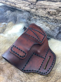 Avenger style leather holster fits Hellcat Pro