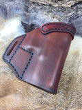 Avenger style leather holster fits Hellcat Pro