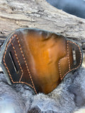 Leather Holster for Sig Sauer P365 X-Macro Pancake style leather holster No Sweat Guard