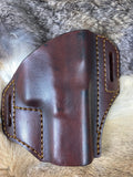 Leather Holster for Sig Sauer P365 X-Macro Pancake style leather holster No Sweat Guard