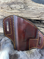 Leather Holster fits Glock 19 Pancake style leather holster No Sweat Guard