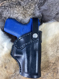 Avenger Style Leather Holster with a Strap for Glock 43x