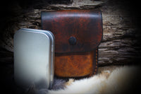 Leather Survival Tin Case, Holds Everything you need for your EDC. - Hoffmann Leather Works