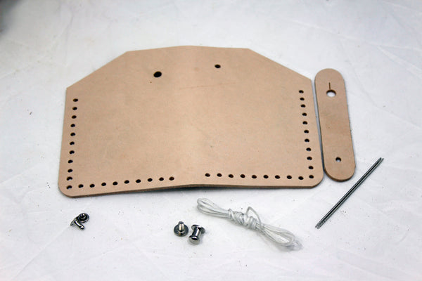 Minimalist Wallet Kit,  Leather Working Kit, DIY Leather Project - Hoffmann Leather Works