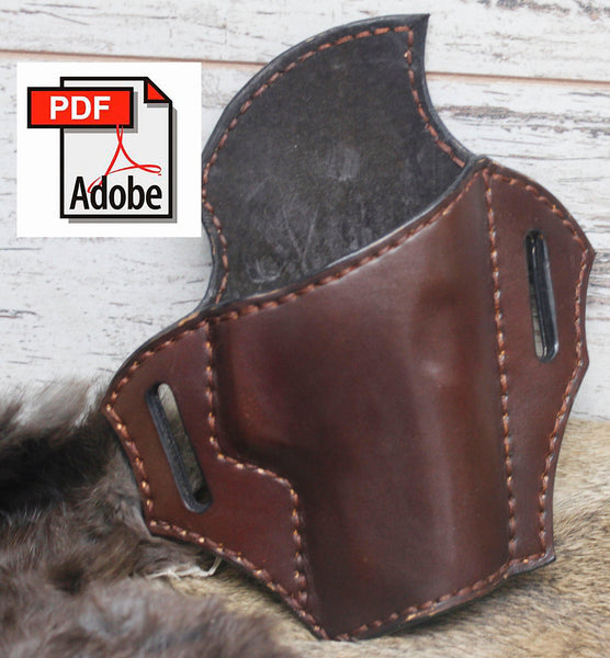 Ruger SR22 Leatherworking Pattern.  Make your own leather working Holster for your Ruger. - Hoffmann Leather Works